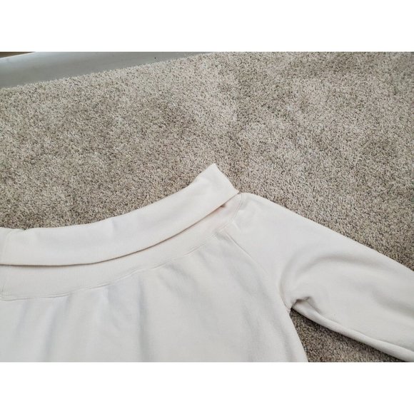 Good American Cold Shoulder Sweatshirt‎ Off White Size 3 - Picture 5 of 8